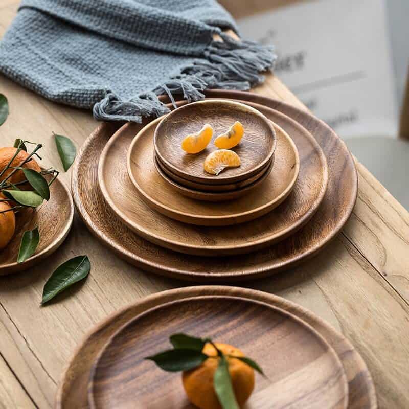 ظروف چوبی پذیرایی لوکس مناسب میزهای پذیرایی خاص